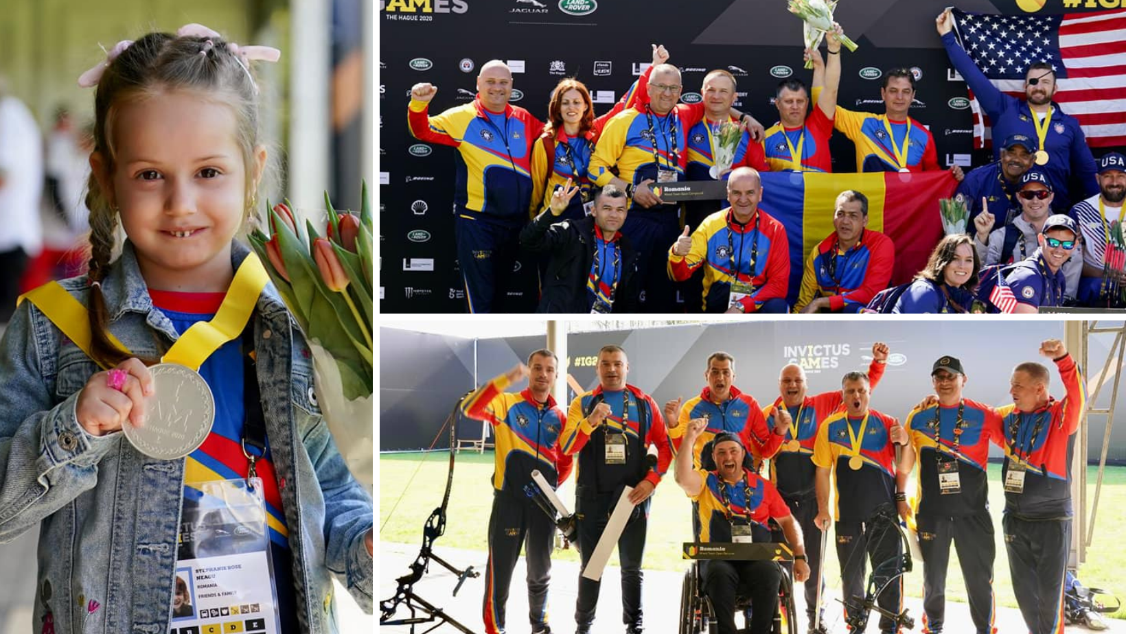 Încă 4 medalii pentru România la Jocurile Invictus: 1 de aur și 3 de argint