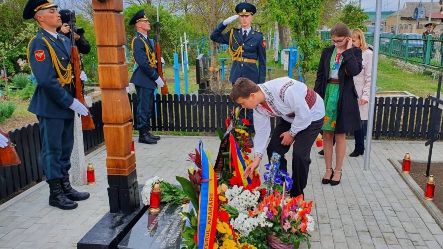 Parcela de Onoare din Cimitirul ortodox Baimaclia, care adăpostește patru eroi români, reinaugurată și sfințită