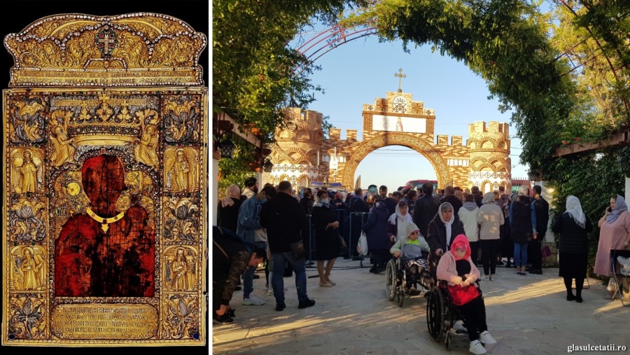 Cea mai veche icoană a Maicii Domnului, pictată de Sf. Evanghelist Luca, adusă în premieră în România