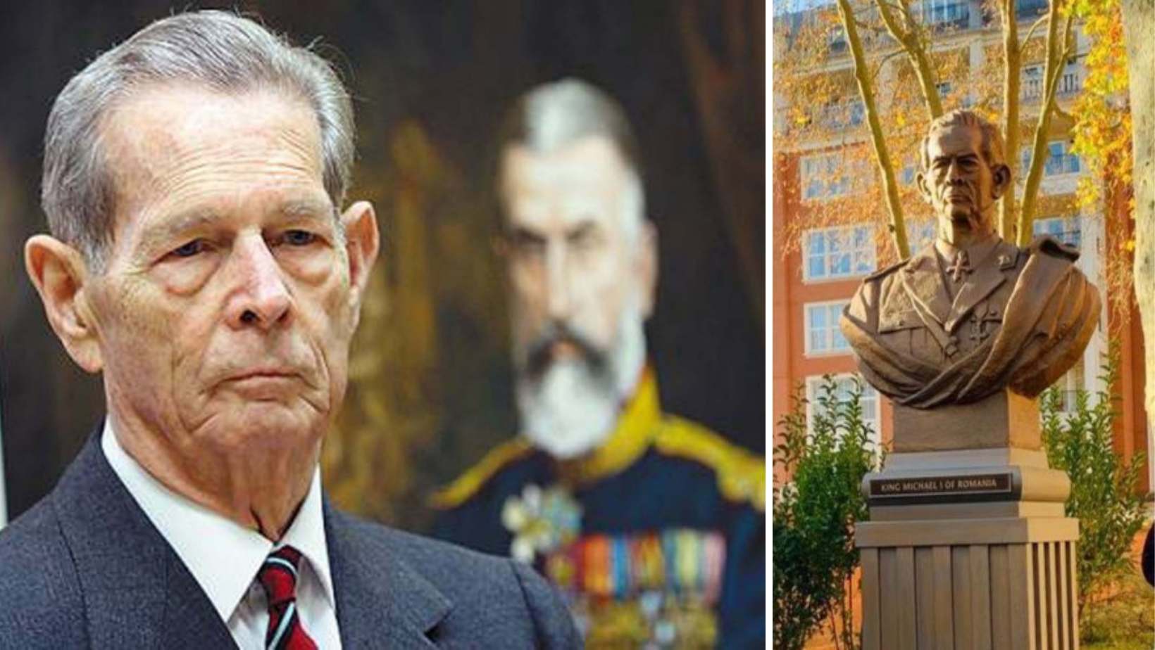 Bustul Regelui Mihai de la Londra poate fi vizitat de Ziua Independenței Naționale a României - 10 Mai