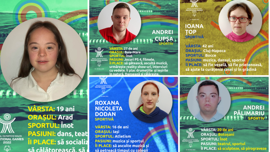 România participă cu 12 sportivi la competițiile Special Olympics Invitational Games Malta