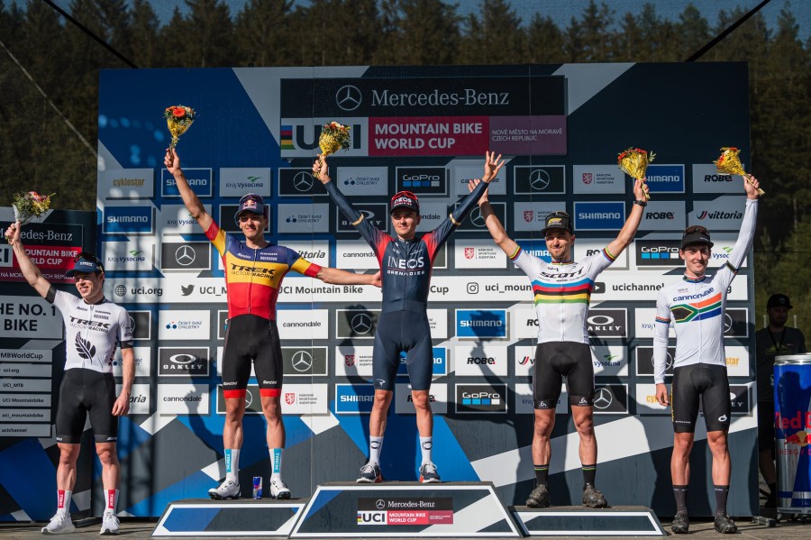 Vlad Dascălu a câștigat medalia de argint la Cupa Mondială de la Nove Mesto la mountain bike