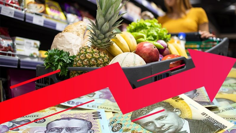 Previziuni sumbre cu privire la prețurile alimentelor, pe fondul inflației în creștere