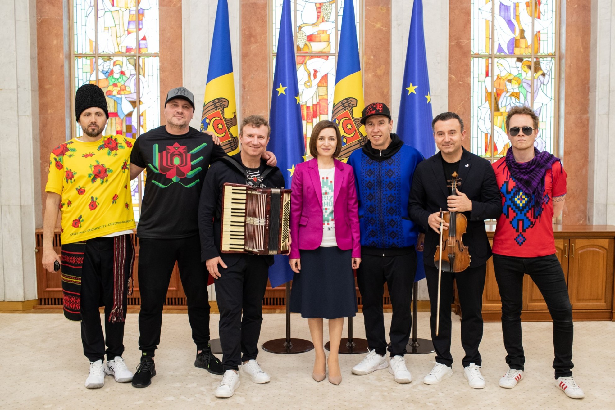 Reprezentanții Moldovei la Eurovision 2022, decorați de Maia Sandu cu „Ordinul de Onoare”