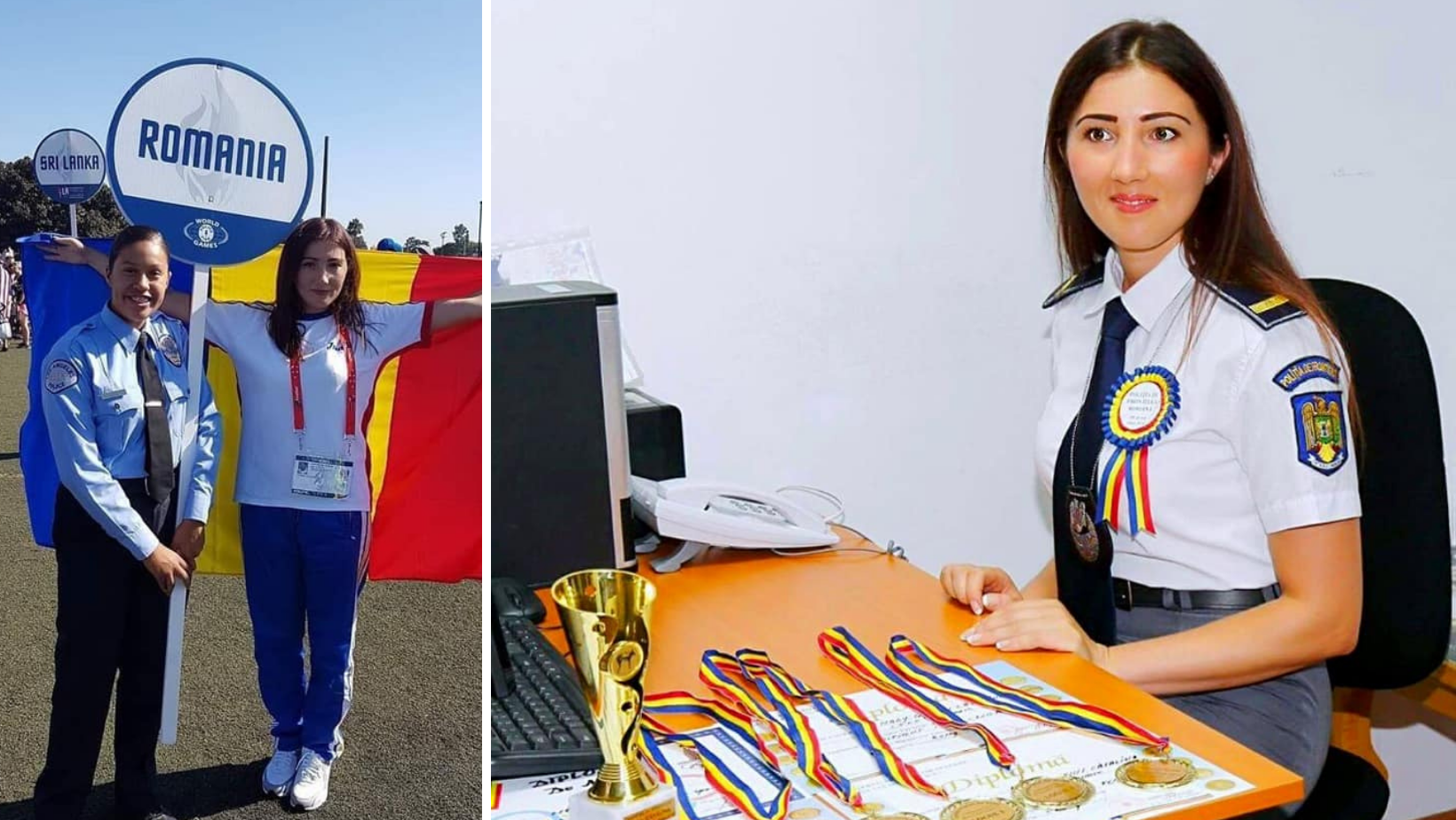 Aradul are cea mai medaliată polițistă din România