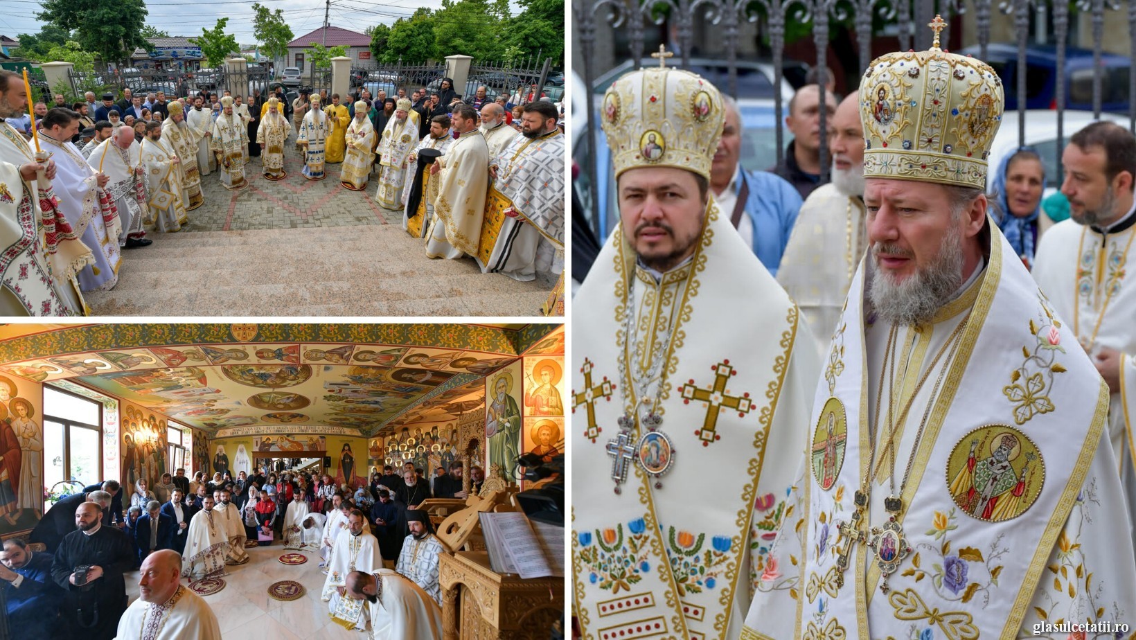(FOTO) Basarabia și România unite în Liturghie, la 4 ani de la hirotonia și întronizarea PS Veniamin și 30 de la reactivarea Mitropoliei Basarabiei
