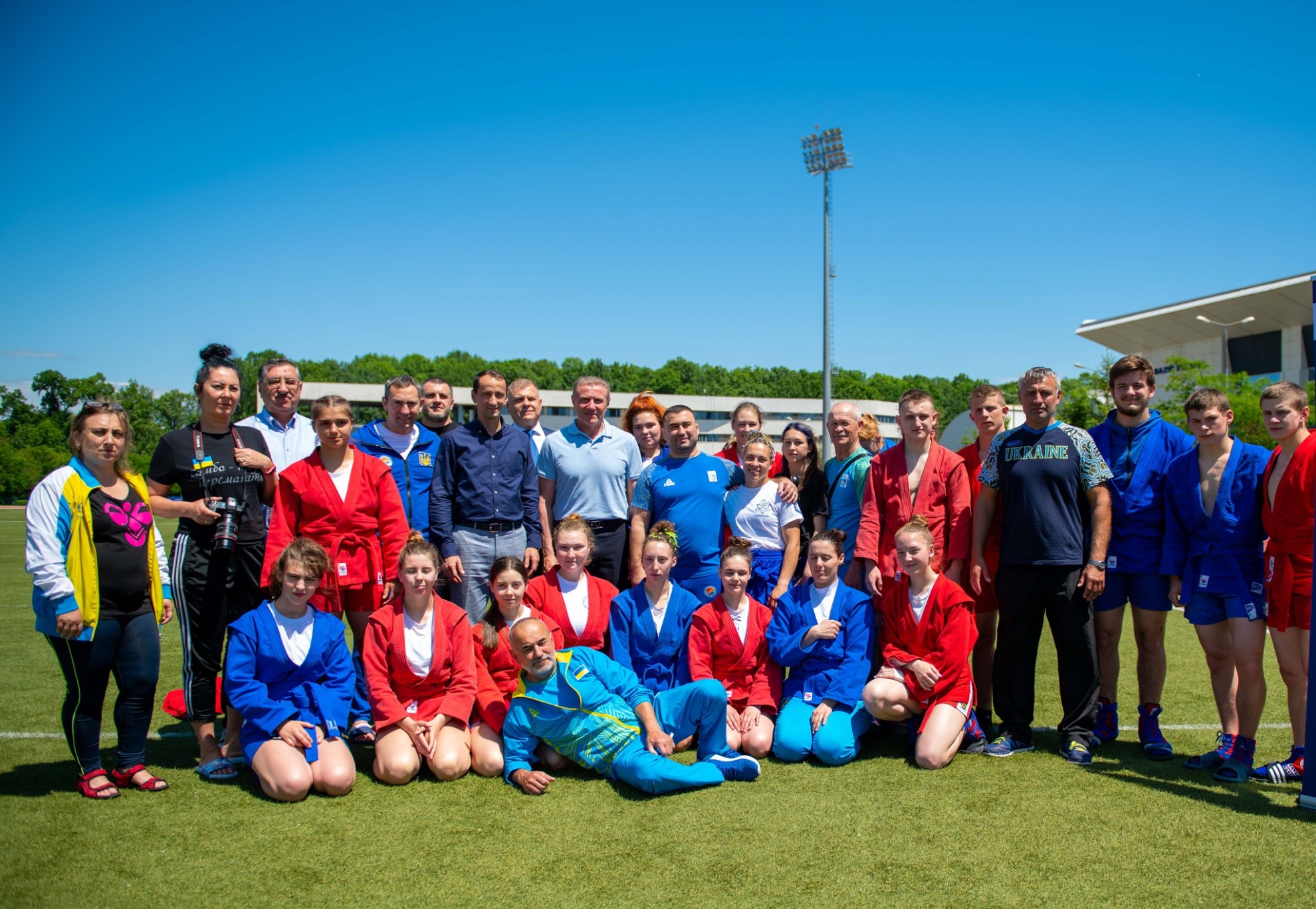 Președintele Comitetului Olimpic din Ucraina a venit special în România pentru a-i vedea și încuraja pe sportivii refugiați