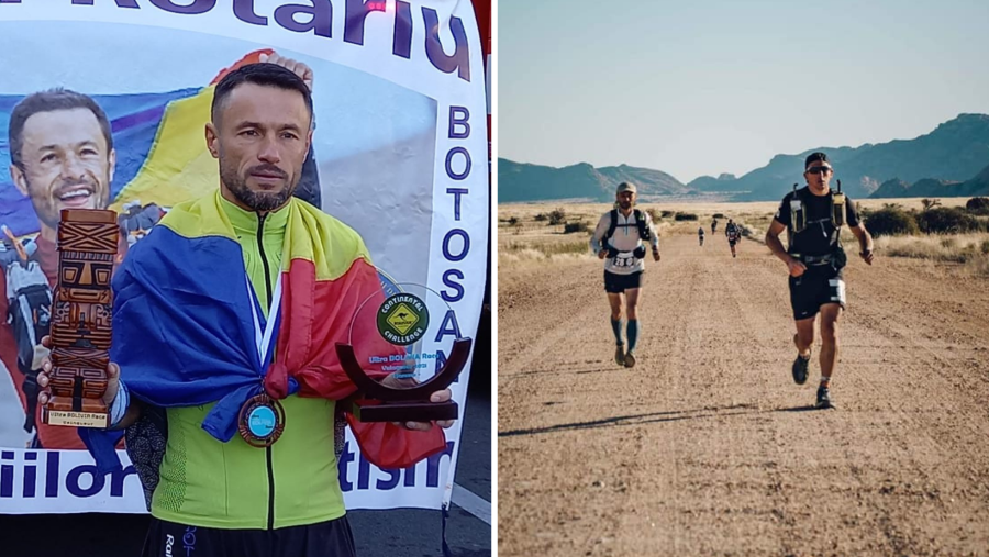 Iulian Rotariu continuă să uimească. A terminat ultra-maratonul din Namibia pe locul II