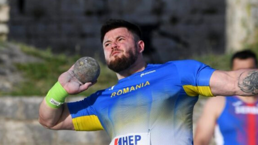 Atletul român Andrei Rareş Toader a câştigat proba de aruncare a greutăţii la Praga