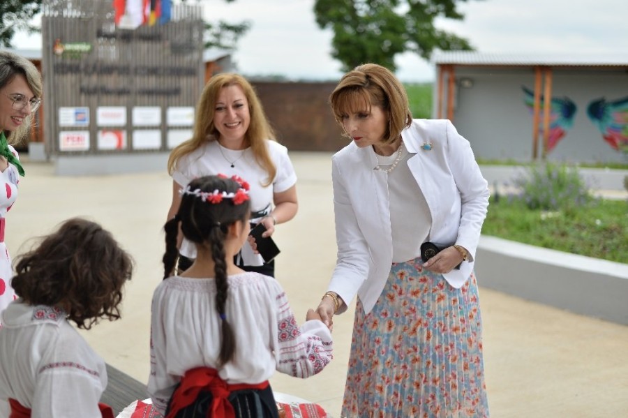 Principesa Maria, la inaugurarea unei școli pentru copii proveniți din medii vulnerabile