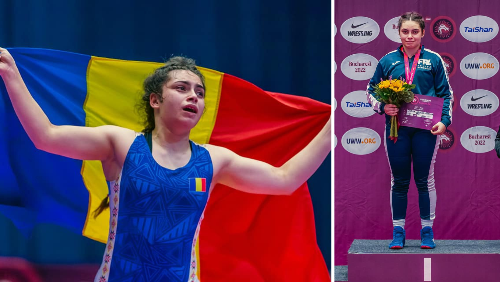 Sabina Petrache a câștigat medalia de aur la Campionatul European de lupte U17