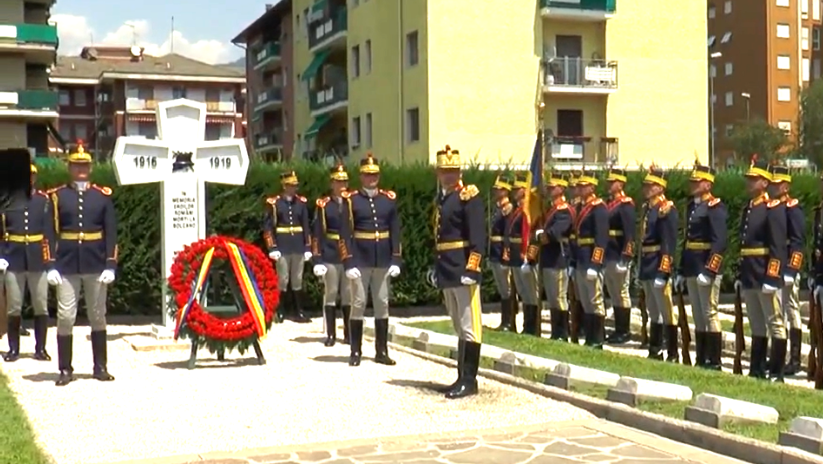 Monumentul Eroilor Români morți la Bolzano în timpul Primului Război Mondial, inaugurat astăzi