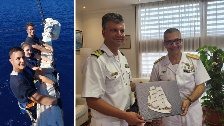 Nava-școală „Mircea” a ajuns în portul Genova și va participa la Festivalul maritim Ruta Iacobus Maris