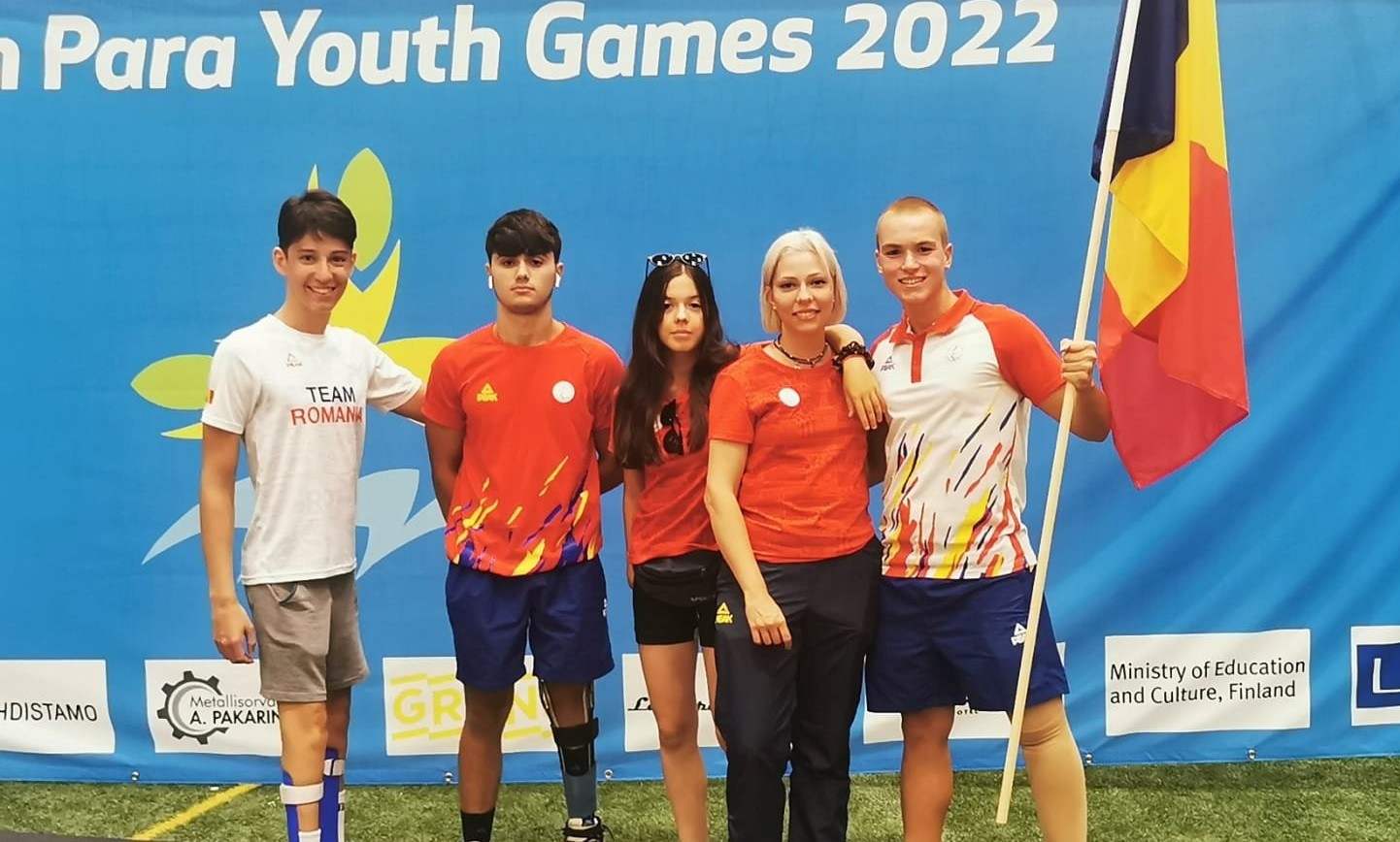 Sportivii paralimpici români au câștigat 2 medalii de aur la Jocurile Paralimpice Europene pentru Tineret din Finlanda