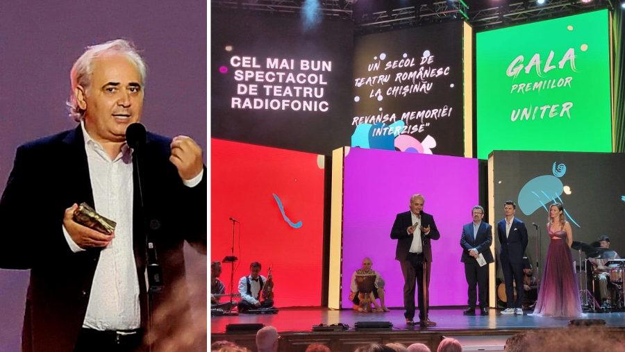 UNITER 2022: „Un secol de teatru românesc la Chişinău – Revanşa memoriei interzise”, premiul pentru ”Cel mai bun spectacol de teatru radiofonic”