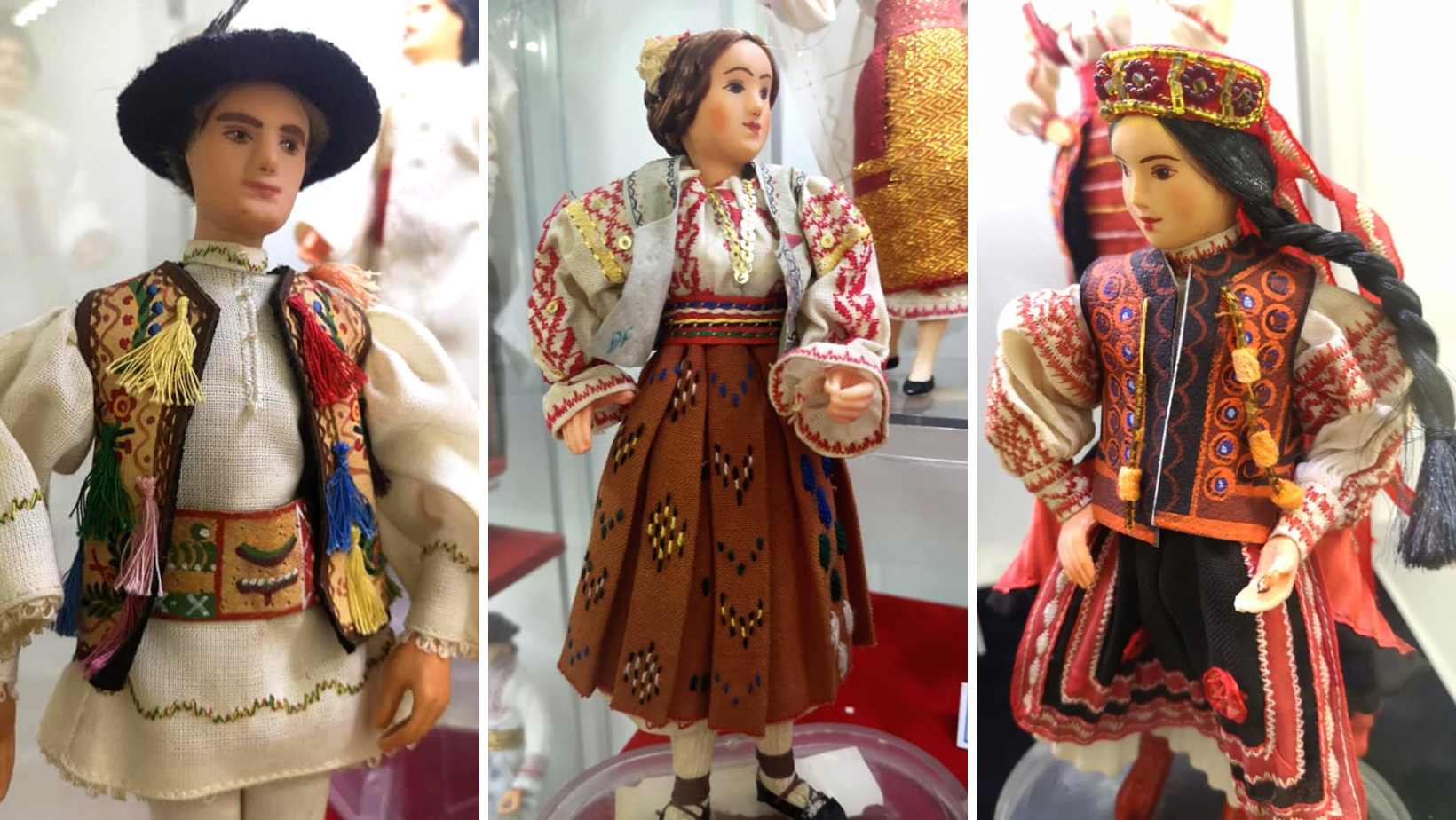 Cea mai mare expoziţie de păpuși în costum popular realizată până acum în România, la Muzeul Naţional de Istorie