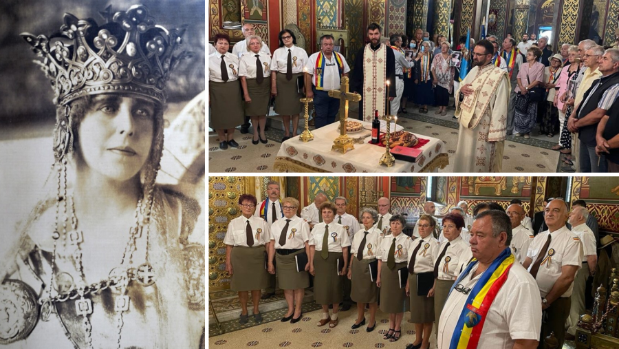Slujbă de pomenire la 84 de ani de la plecarea în frumusețea lumii nevăzute a Reginei Maria