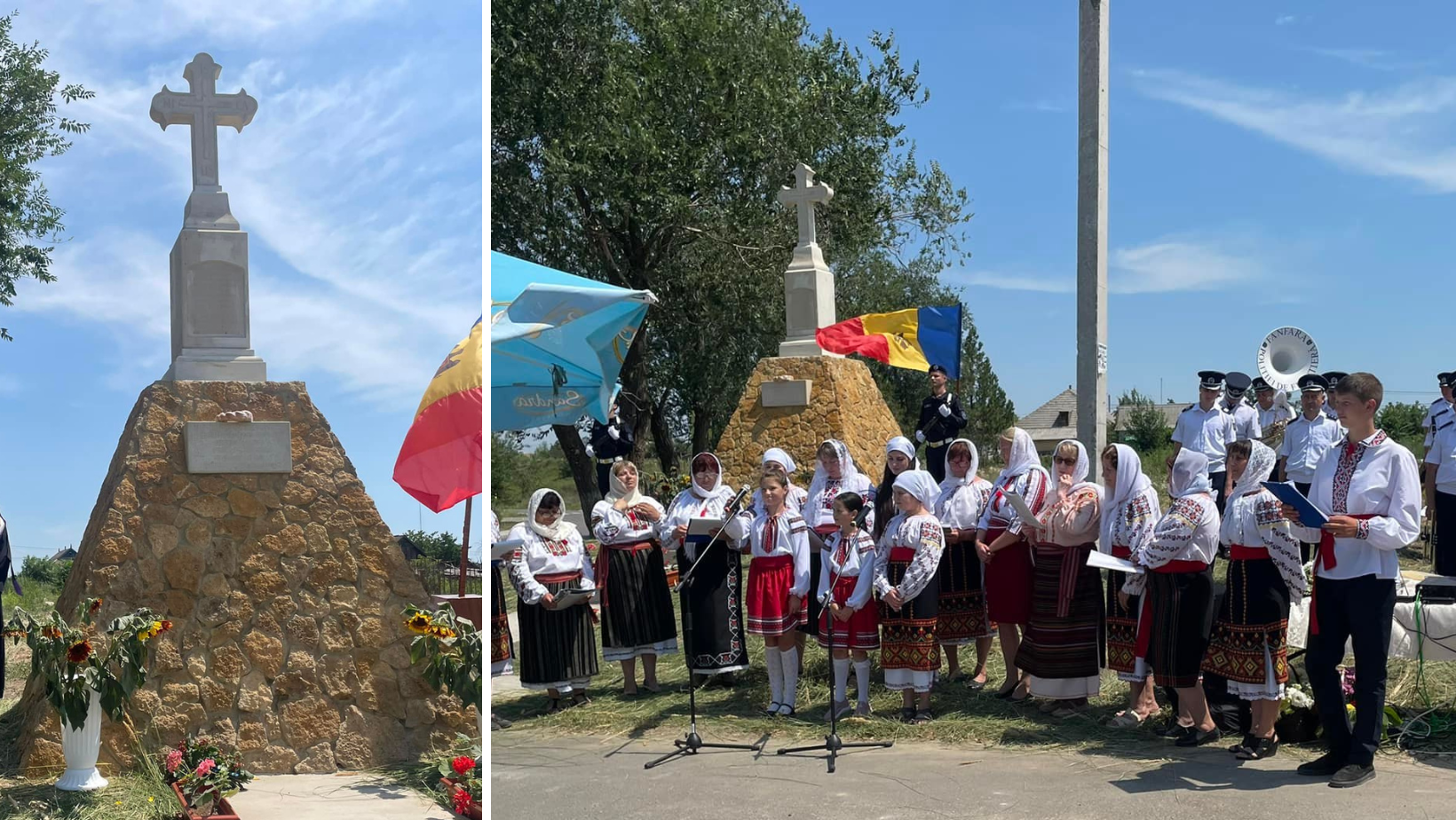 Grănicerul Dumitru Vieru, omorât de bolșevici în anul 1931, are un nou monument la Palanca