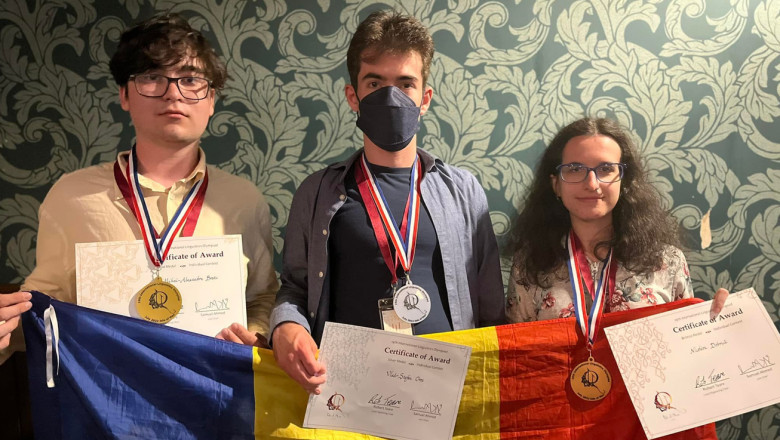 Elevii români au obținut o medalie de aur, una de argint și una de bronz la Olimpiada Internațională de Lingvistică 2022