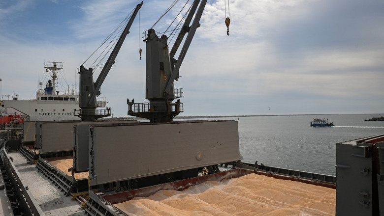 Primul transport de cereale ucrainene a părăsit portul Odesa