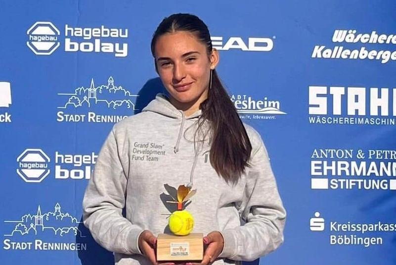 La doar 14 ani, Alexia Tatu este dublă campioană la Turneul Tennis Europe U16 din Germania