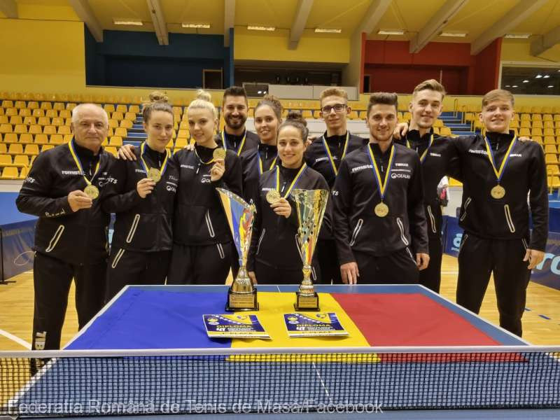 Echipele României au câștigat medaliile de aur la Campionatele Balcanice de tenis de masă