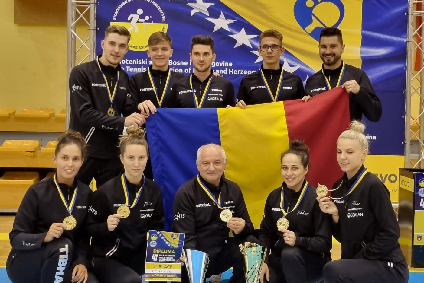 România a câștigat 15 medalii la Campionatele Balcanice de Tenis de masă de la Sarajevo