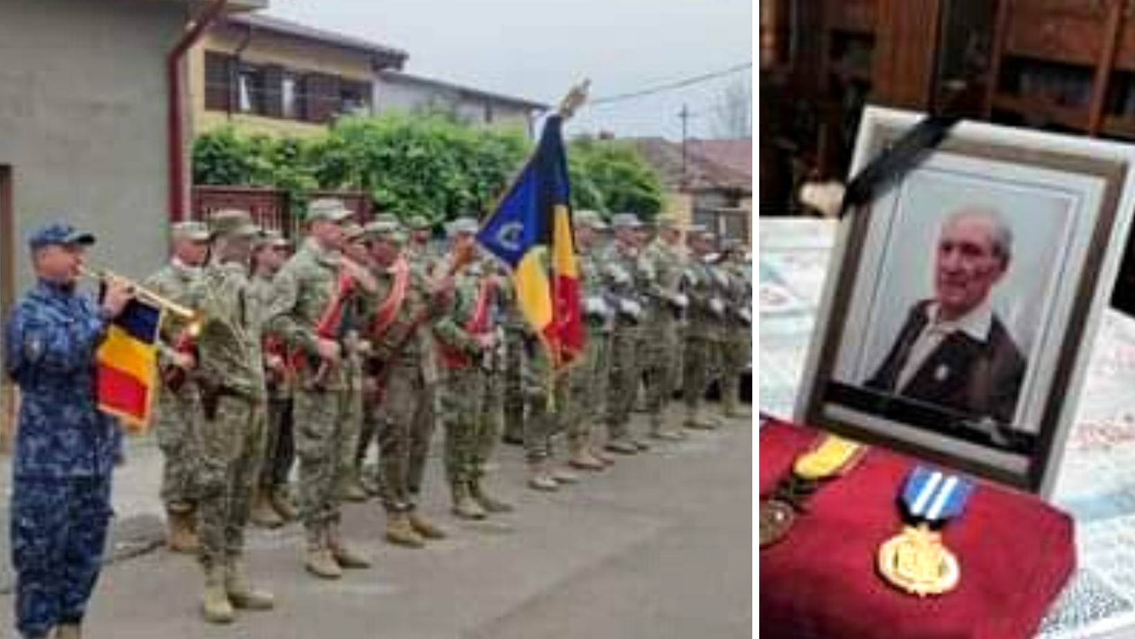 Veteranul de război Constantin Urziceanu a fost înmormântat cu onoruri militare