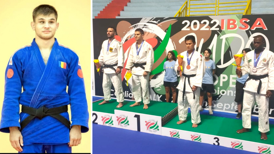 Alexandru Bologa a câștigat medalia de aur la Campionatele Europene pentru judoka nevăzători