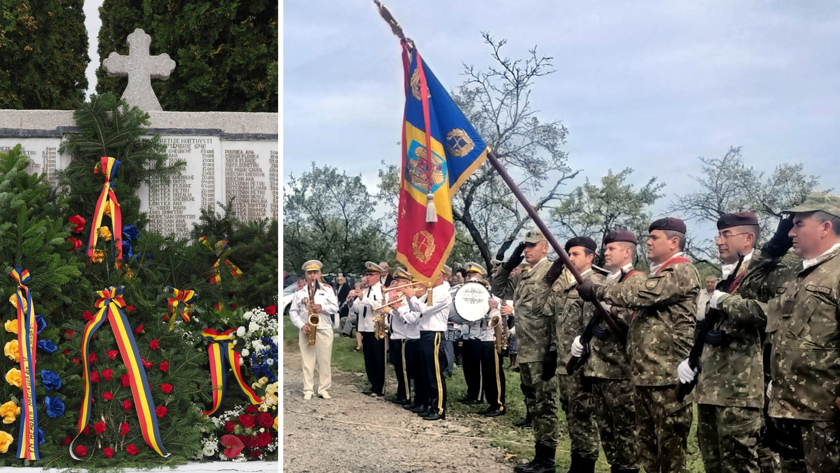 Slujbă de pomenire și ceremonie militară pentru cei 157 de români uciși la Ip în urmă cu 82 de ani