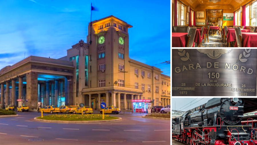 Gara de Nord, 150 de ani de la inaugurare. Salonul Regal și Muzeul CFR, deschise publicului timp de trei zile