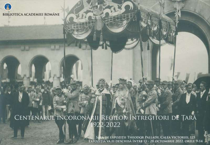 Expoziţia ”Centenarul încoronării regilor întregitori de ţară'” - de joi, la sala ”Theodor Pallady”  a Bibliotecii Academiei