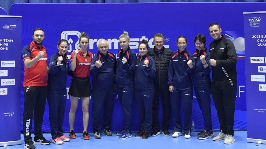 Echipa feminină de Tenis de masă a României, victorie cu Turcia în preliminariile Europenelor 2023