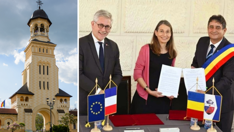 Alba Iulia s-a înfrățit cu orașul francez Fontainebleau. ”Amândouă poartă profund amprenta regalității”
