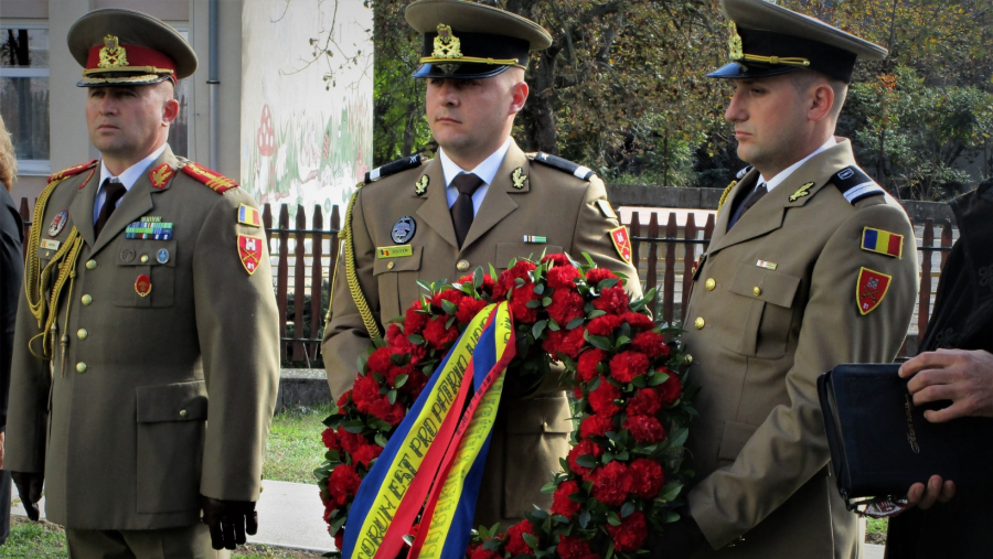 Ceremonii, depuneri de coroane și slujbe de pomenire pentru Eroii români căzuți pe teritoriul Ungariei