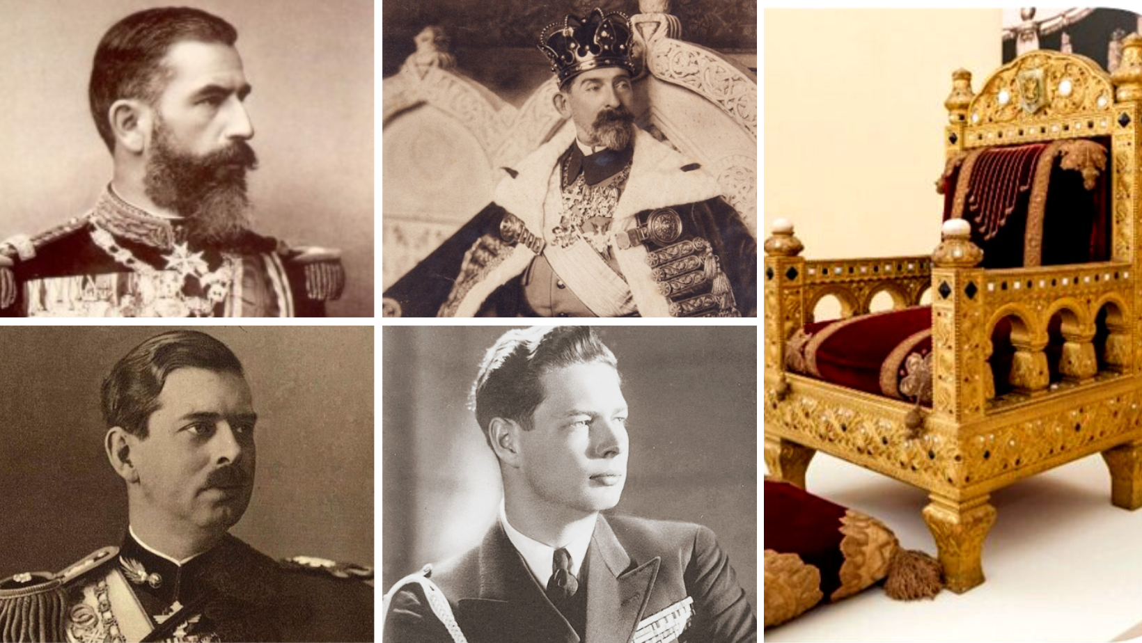 Tronul celor patru monarhi ai României şi manuscrisul original al Imnului Naţional, la o expoziţie la Muzeul Ţăranului Român