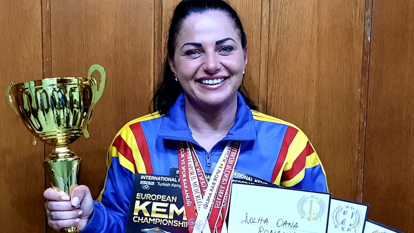 Alexandra Dolha, campioană europeană la arte marțiale. A câștigat 5 medalii la Campionatul din Turcia