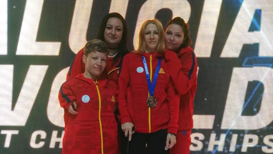 România a câștigat o medalie de bronz la Campionatul Mondial Para Tenis de Masă din Granada