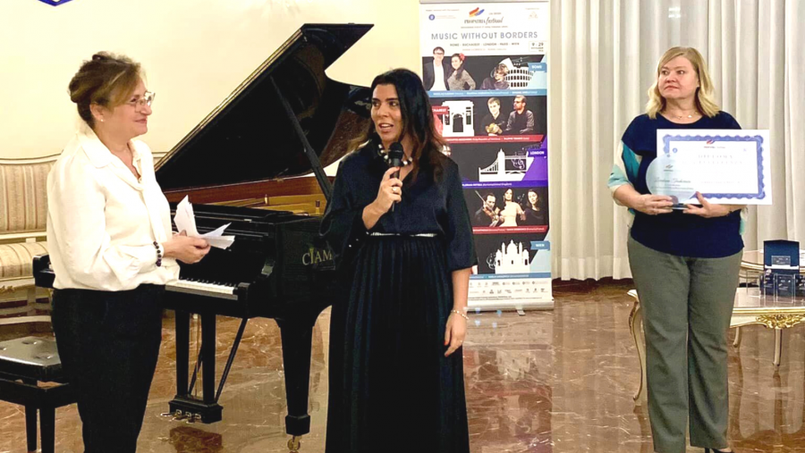 Ambasada României în Italia a găzduit Gala Premilor de Excelență acordate în cadrul Festivalului Internațional Propatria