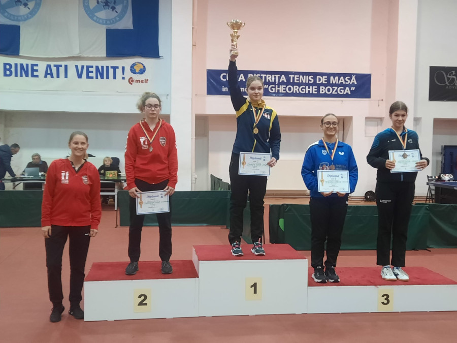 Tenis de masă: Alesia Sferlea a câștigat medalia de bronz și la Top 16 junioare I