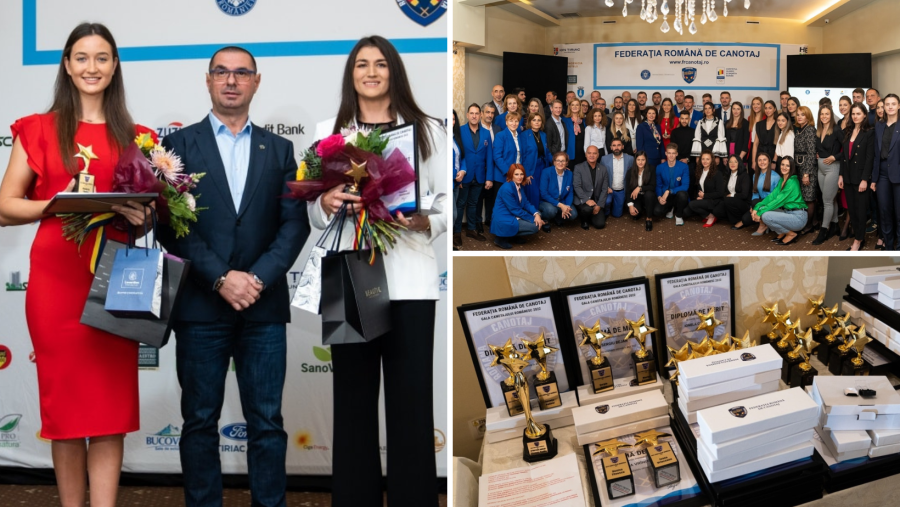 Cei mai buni canotori ai anului 2022, premiați în cadrul Galei Canotajului Românesc