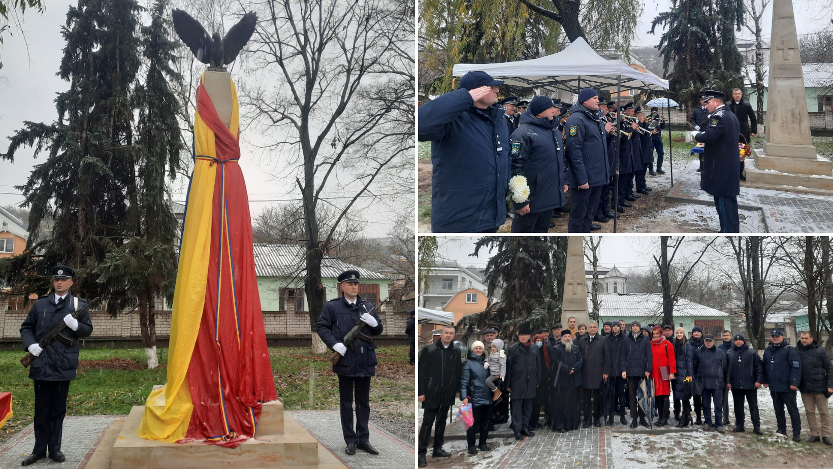 Un monument închinat grănicerilor căzuți în Primul Război Mondial, inaugurat la Ocnița