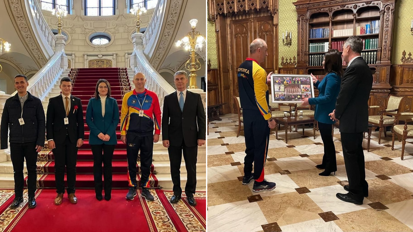 Echipa Invictus România, primită la Palatul Cotroceni