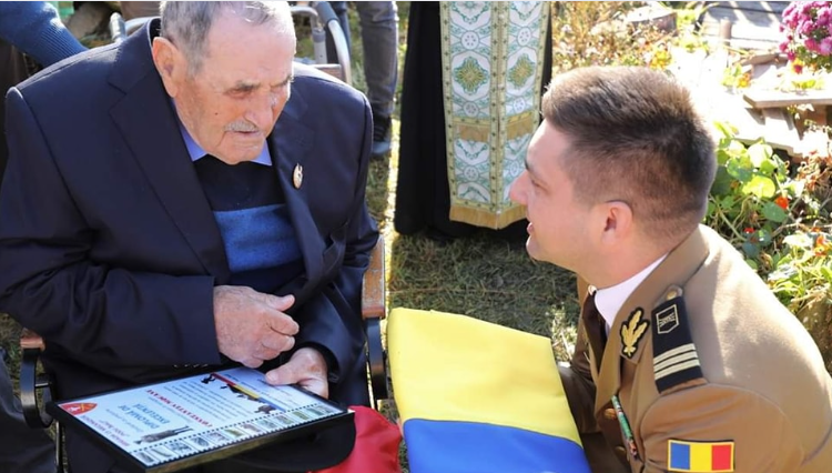 Veteranul de război Constantin Mocanu a împlinit 100 de ani
