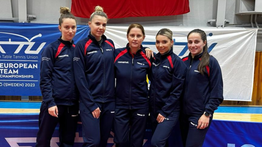 Echipa feminină de Tenis de Masă a României s-a calificat la Europenele din 2023