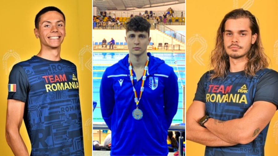 David, Robert și Andrei reprezintă România la Campionatul Mondial de înot în bazin scurt din Australia