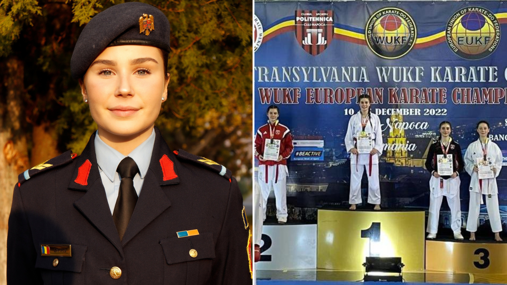 Medeea Zafiris este din nou campioană la karate