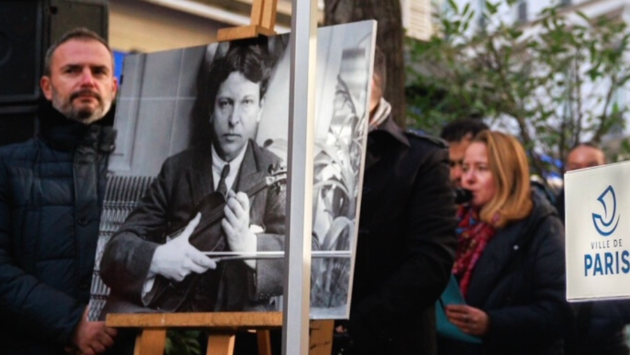 O Piață din Paris poartă, începând de astăzi, numele lui George Enescu