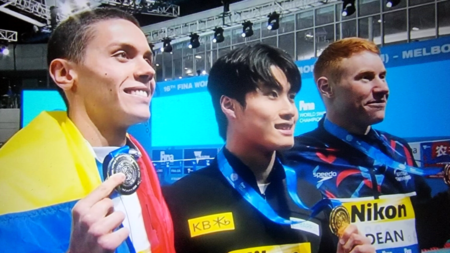David Popovici, vicecampion mondial în proba de 200 m liber!