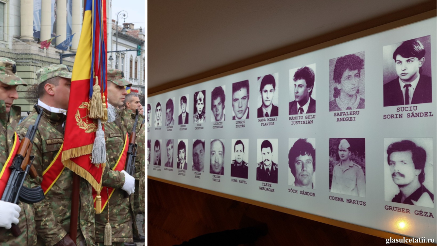 Eroii arădeni ai Revoluției din 1989, comemorați la 33 de ani de la căderea comunismului